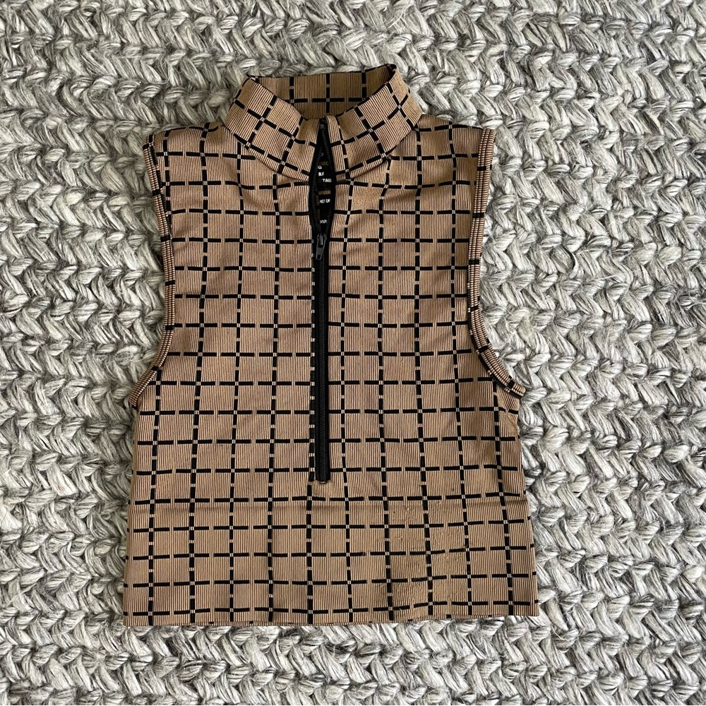 Glassons zip up vest top